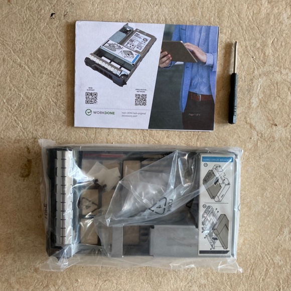 Hard Drive Caddy for Dell, EMC PowerEdge Servers New - Picture 3 of 4